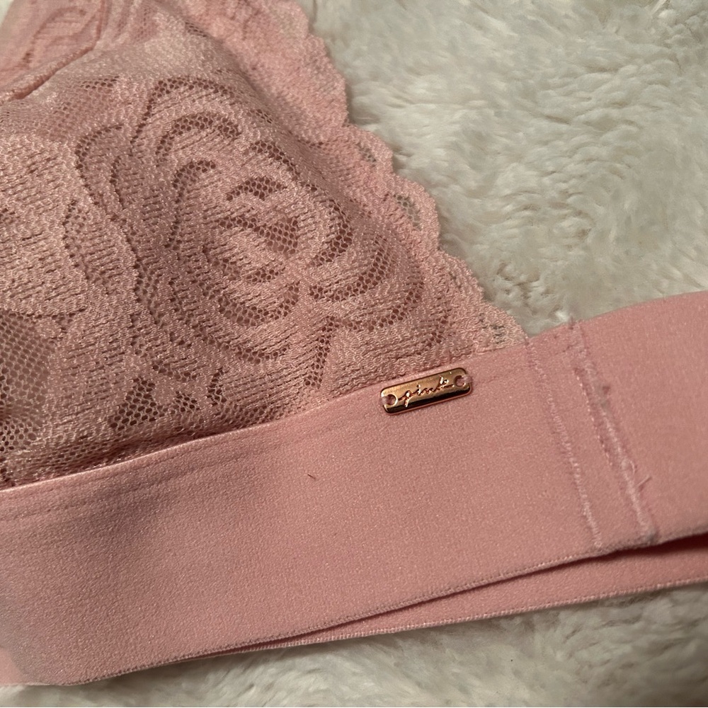 Victoria’s Secret PINK Blush Lace Halter Bralette - Picture 3 of 5
